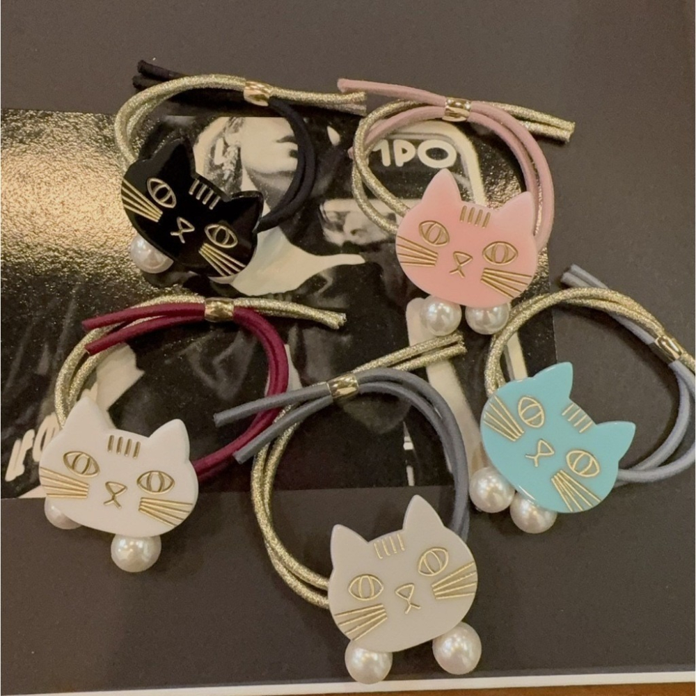 DUDOJIU♡｜🇰🇷正韓飾品✈️ 韓國帶回 ♡韓國💯超人氣貓咪髮束 髮圈-細節圖6