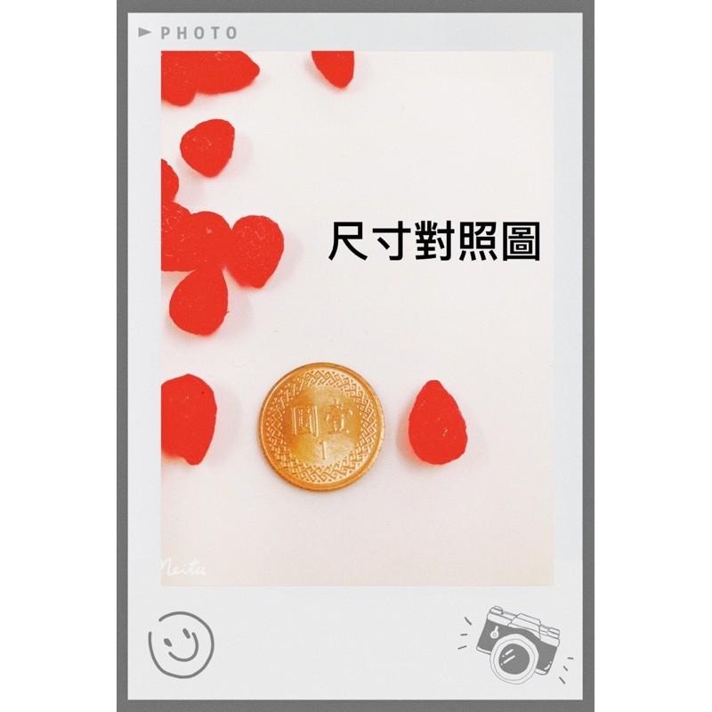 仿真迷你小橘瓣與小草莓 袋裝15入-細節圖3