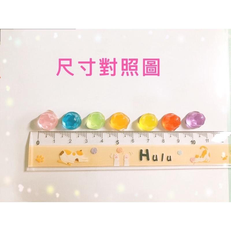 超級迷你可愛仿真小果凍 1公分 袋裝七色入-細節圖2