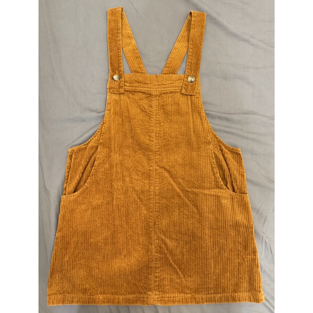 （二手）PULL&BEAR燈芯龍吊帶裙-規格圖2