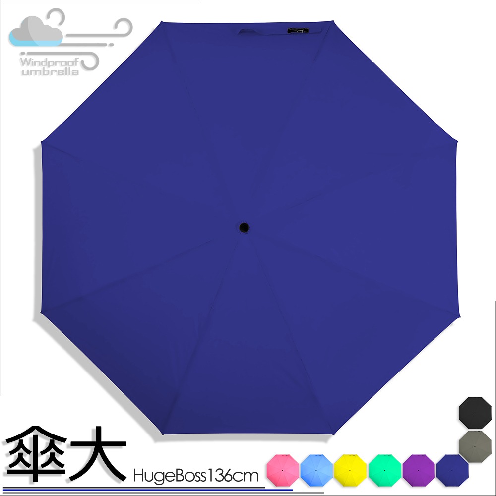 【傘亮亮雨傘】RainSky加大防護手推摺疊傘 自動開收傘 大傘面 大雨傘  大傘 自動傘 折疊傘 遮陽傘-細節圖3