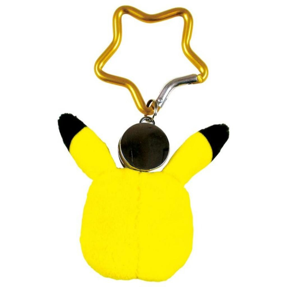 橙澄J★K-日本限定寶可夢絨毛伸縮鑰匙圈-細節圖2