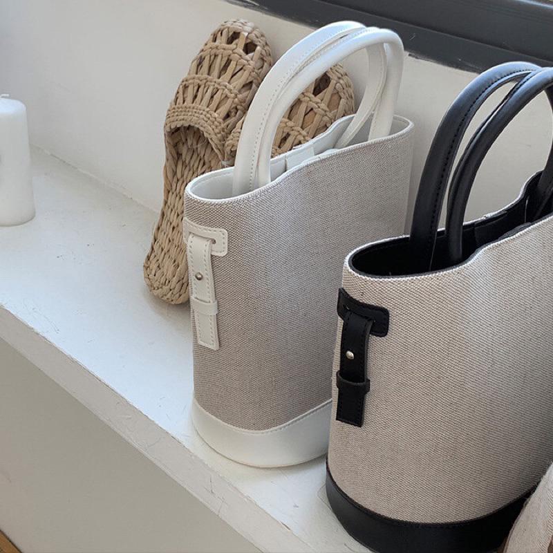 橙澄S-「日本直運」2way單肩包（白色）-細節圖3