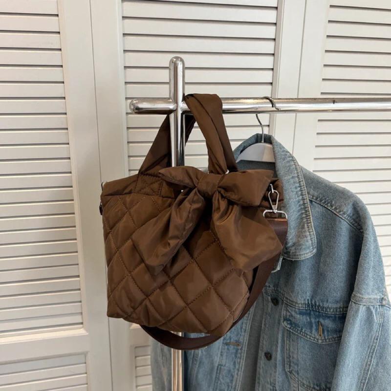 橙澄S-「日本直運」日本氣質女孩2way蝴蝶包-細節圖3