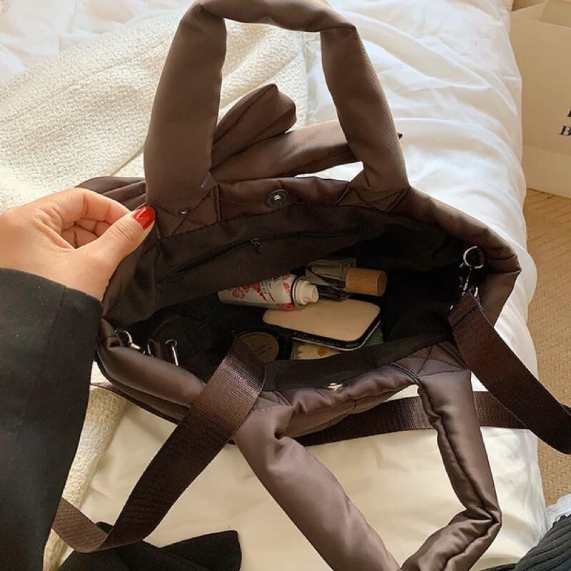 橙澄S-「日本直運」日本氣質女孩2way蝴蝶包-細節圖4