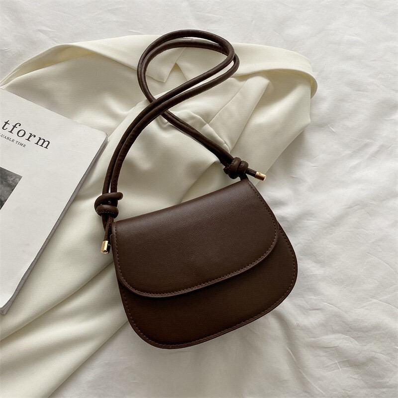 橙澄S-「日本直運」日本單肩類馬鞍包-細節圖3