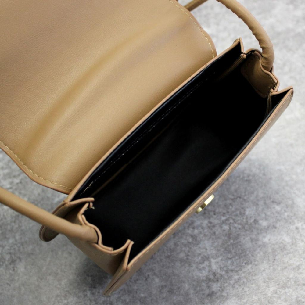 橙澄S-「日本直運」日本單肩類馬鞍包-細節圖6