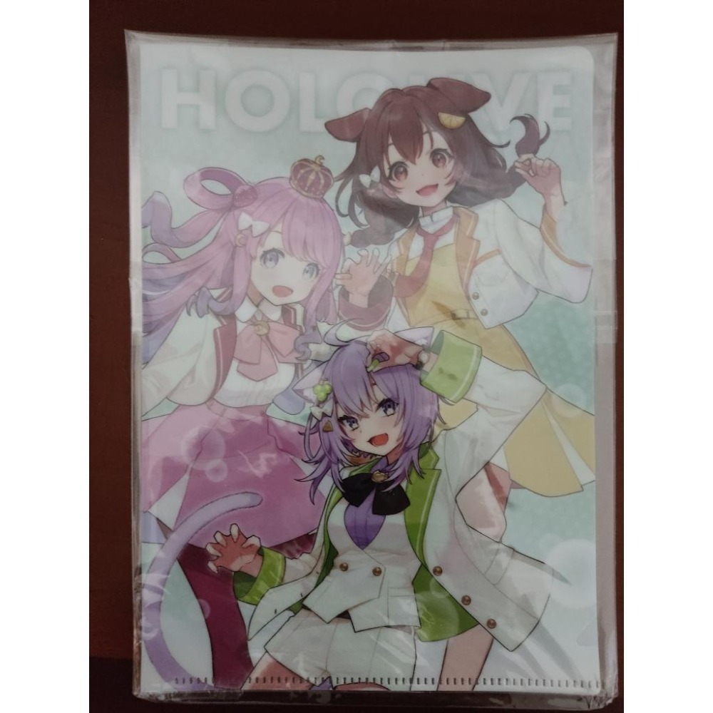 (現貨)hololive 全家合作限定 A5資料夾 亞綺·羅森塔爾&姬森璐娜、貓又小粥、戌神沁音&夜空梅露-細節圖2