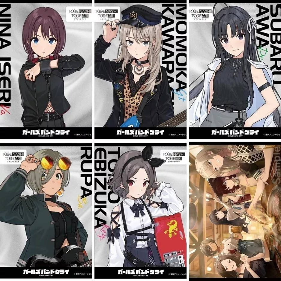 (現貨)少女樂團 吶喊吧 Girls Band Cry 官方角色收集卡套 TOGENASHI TOGEARI(單售)-細節圖3