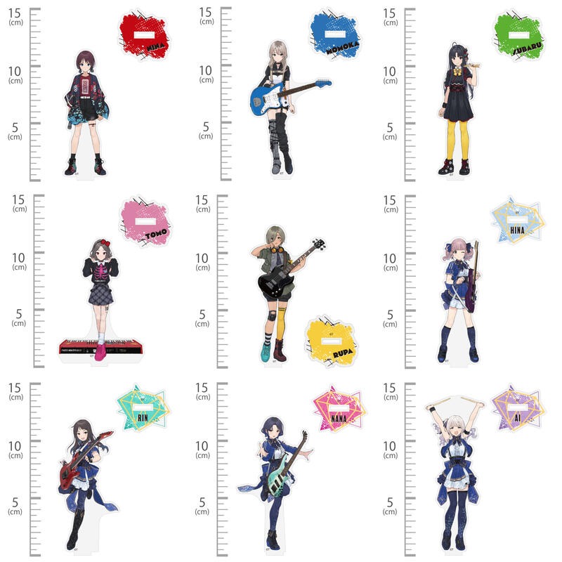 (現貨)【Girls Band Cry】壓克力人形立牌 COSPA 河原木桃香 演唱會Ver.【日本進口精品】-細節圖4