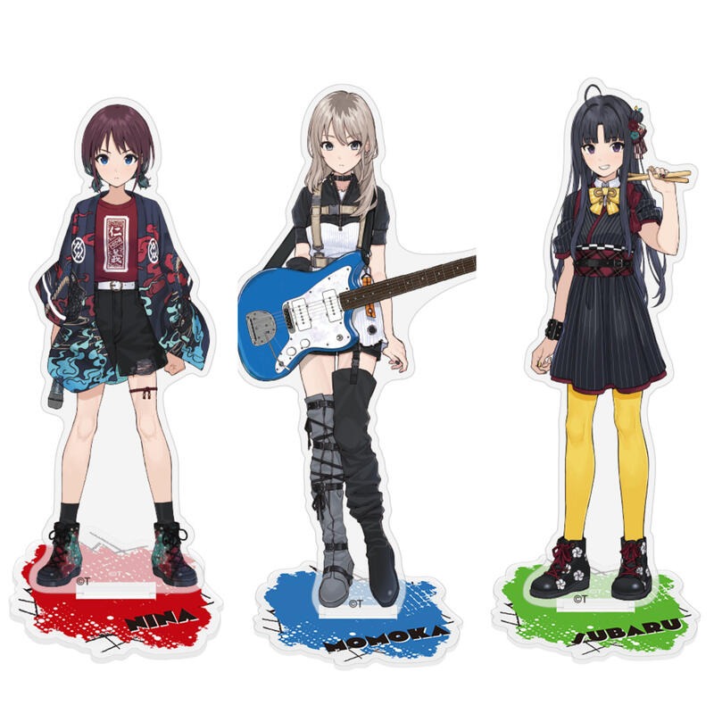 (現貨)【Girls Band Cry】壓克力人形立牌 COSPA 河原木桃香 演唱會Ver.【日本進口精品】-細節圖5