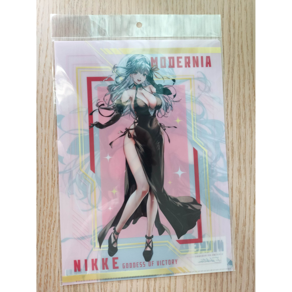(現貨)【勝利女神：妮姬】NIKKE EXHIBITION A4資料夾 神罰 神罰 モダニア【日本進口精品】-細節圖2