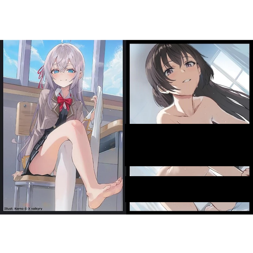 (現貨)不時輕聲地以俄語遮羞的鄰座艾莉同學 同人角色收集卡套 艾莉莎（單售）-細節圖3