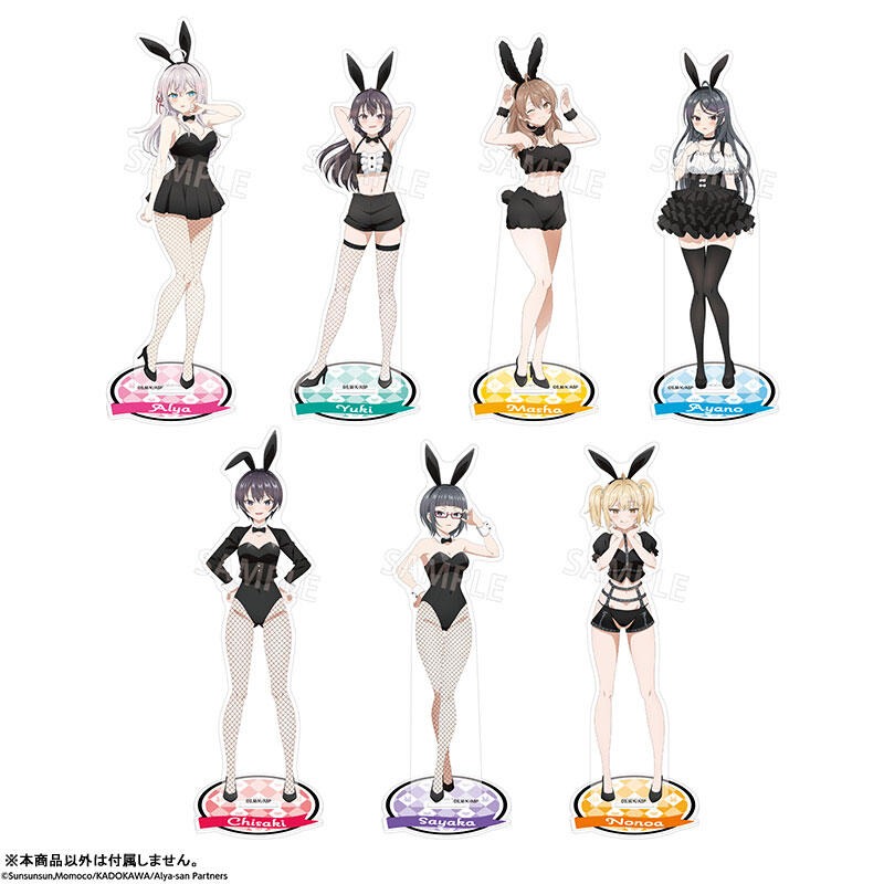 (現貨)『不時輕聲地以俄語遮羞的鄰座艾莉同學』壓克力人形立牌 角川 兔女郎ver. 瑪夏【日本進口精品】-細節圖4