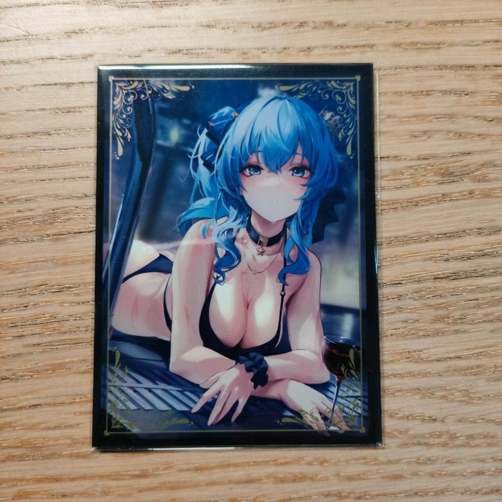 (現貨)ホロライブ hololive 同人角色收集卡套 星街彗星 星街慧星 Suisei 泳衣01ver.（單售）-細節圖2