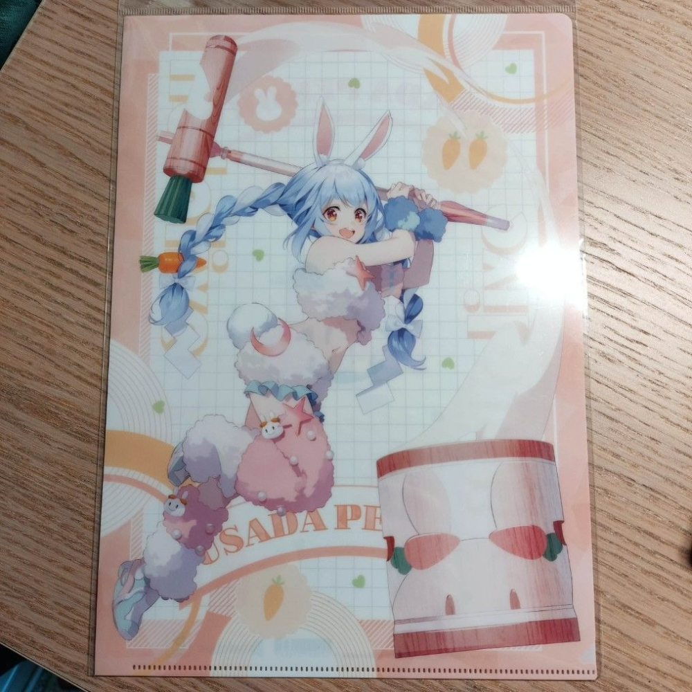 (現貨)【hololive】ホロライブ 資料夾 月の餅つきうさぎ 兔田佩克拉 兎田ぺこら【日本進口精品】-細節圖2