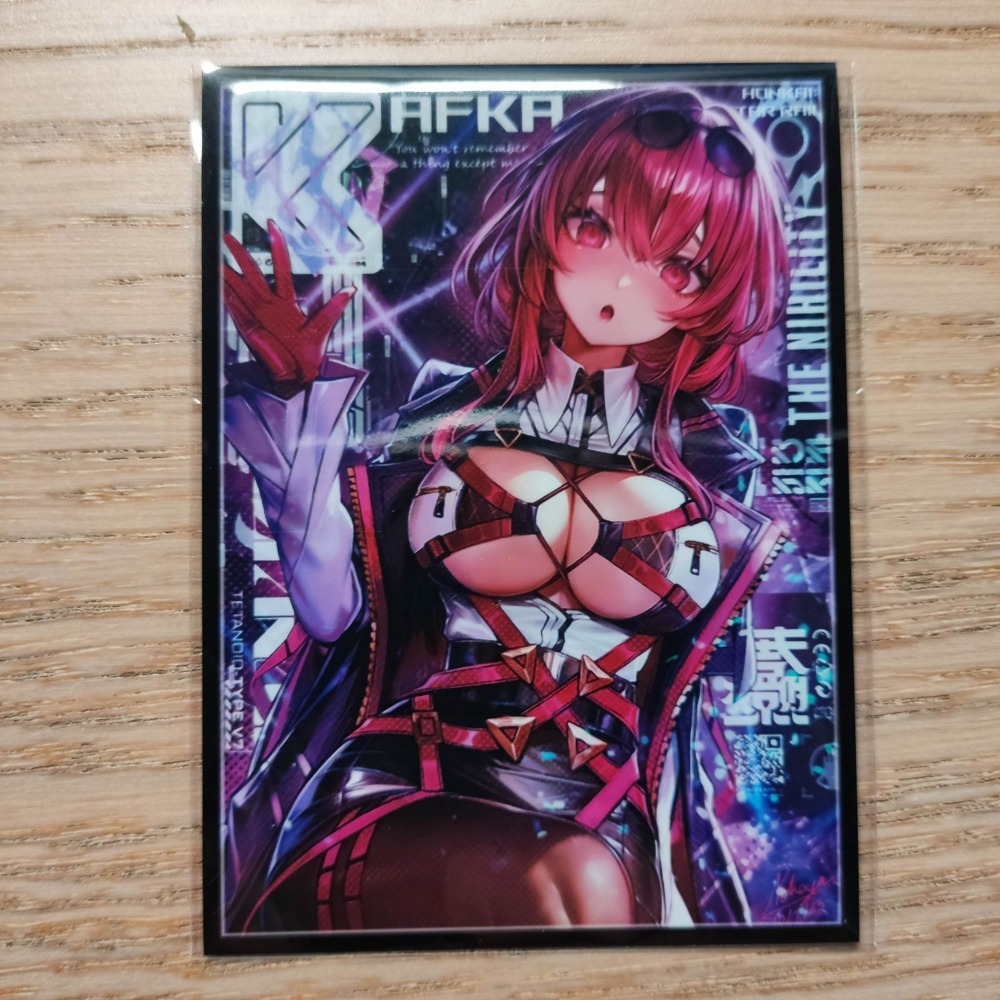 (現貨)崩壞：星穹鐵道 Honkai: Star Rail 同人角色收集卡套 卡芙卡 Kafka 龐克ver.（單售）-細節圖2