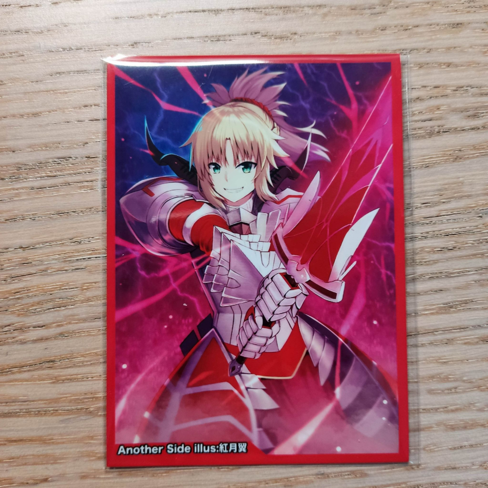 (現貨)Fate系列 Fate/stay night 同人角色收集卡套 莫德雷德 紅之Saber モードレッド（單售）-細節圖2