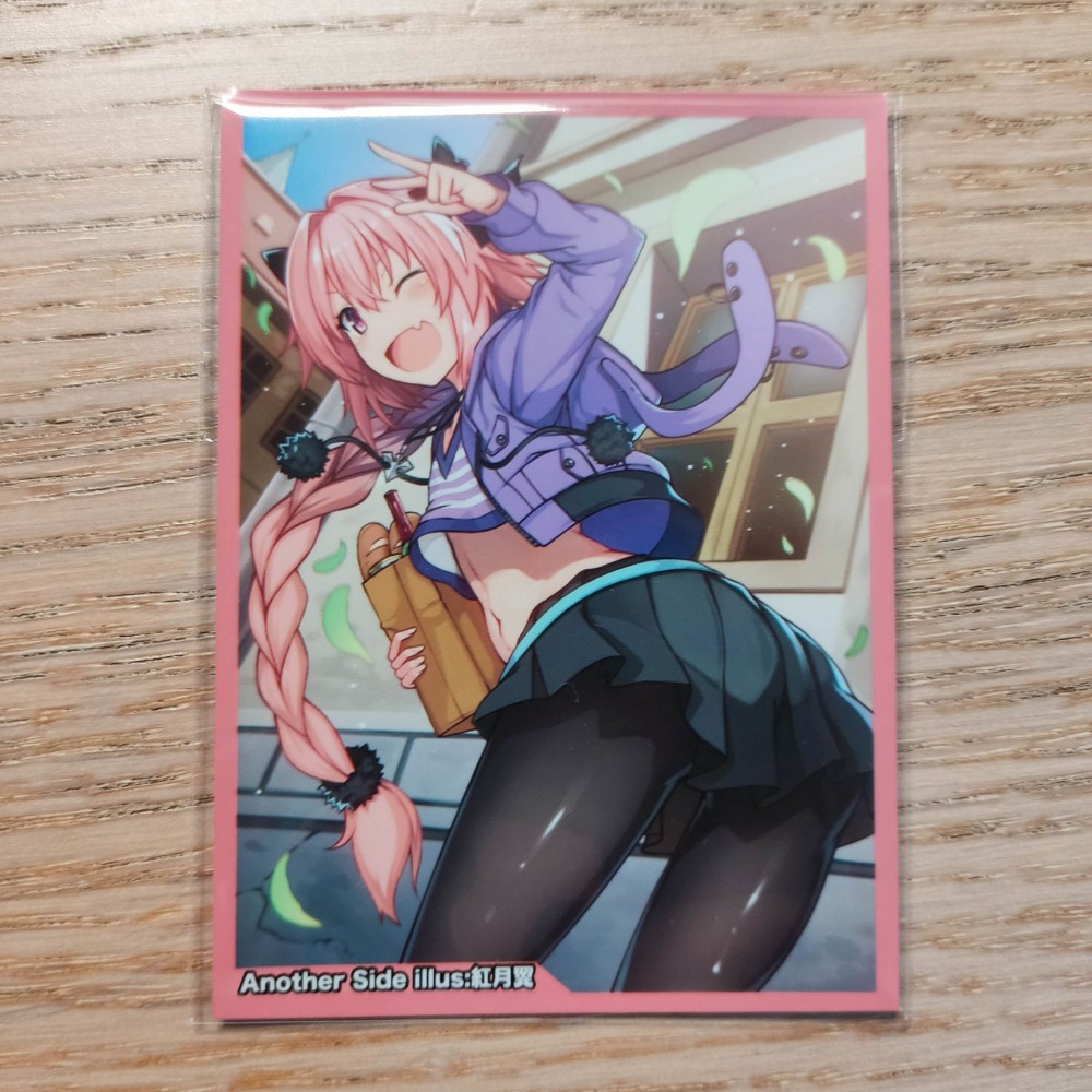 (現貨)Fate系列 Fate/Apocrypha 同人角色收集卡套 阿斯托爾福 黑之Rider アストルフォ（單售）-細節圖2