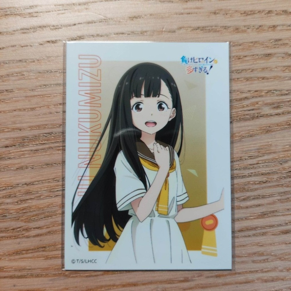 (現貨)敗北女角太多了！ 官方角色收集卡套 溫水佳樹 負けヒロインが多すぎる！ 温水 佳樹（單售）-細節圖2