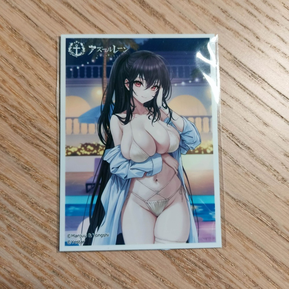 (現貨)碧藍航線 Azur Lane 官方角色收集卡套 大鳳 夜間泳池 ver. 大鳳 アズールレーン(單售)-細節圖2