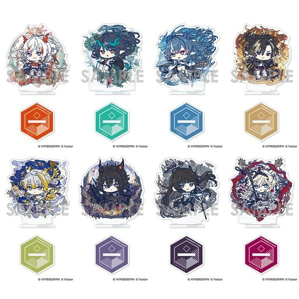 (現貨)SOL 明日方舟 Operator 壓克力立牌收藏集 第3彈（分售）年 夕 令 重岳 黍 黑鍵 塑心 薇薇安娜-細節圖7