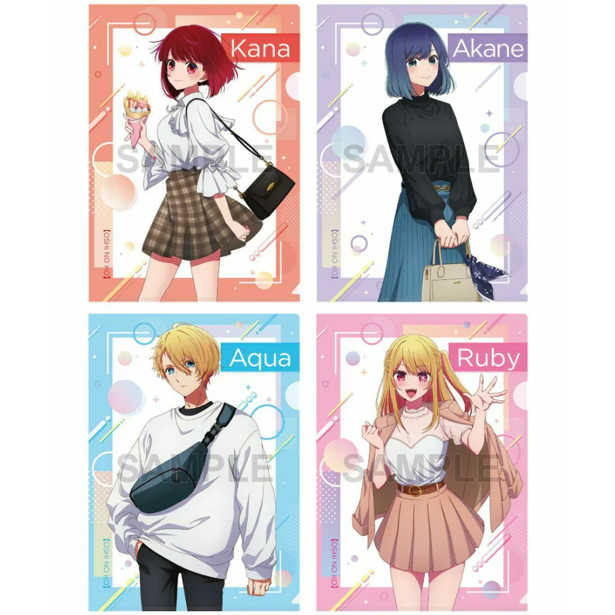 (現貨)【 我推的孩子】 A4 File夾套組 出遊ver. 系列 有馬佳奈＆黑川茜款【日本進口精品】-細節圖4