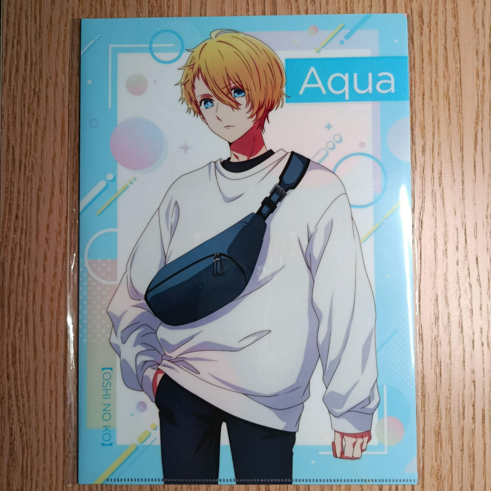 (現貨)【 我推的孩子】 A4 File夾套組 出遊ver. 系列 阿奎亞＆露比款【日本進口精品】-細節圖2