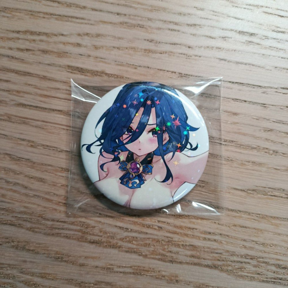 (現貨)WaterRing水鈴鈴 原神-楓丹紀行 千織 / 克洛琳德 /琳妮特 胸章/徽章 拆賣-規格圖5