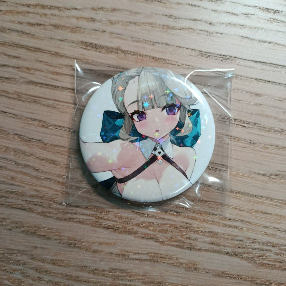 (現貨)WaterRing水鈴鈴 原神-楓丹紀行 千織 / 克洛琳德 /琳妮特 胸章/徽章 拆賣-規格圖5