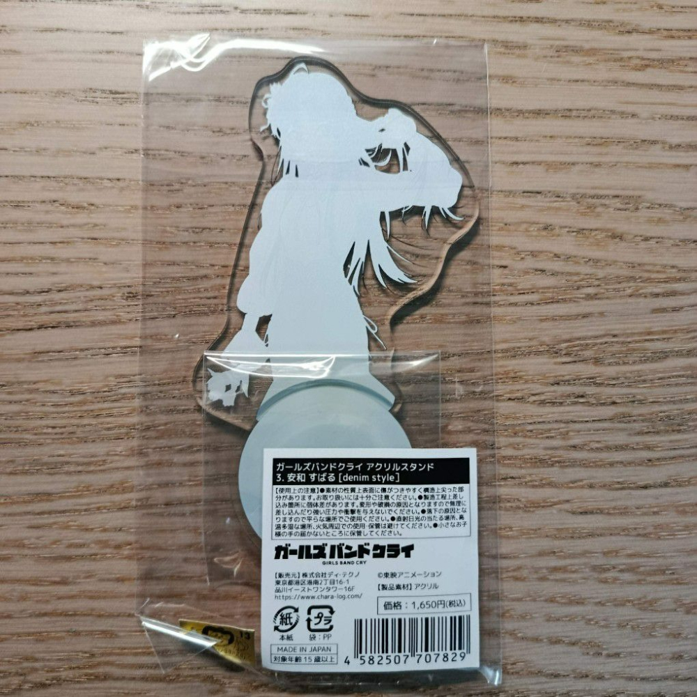 (現貨)【Girls Band Cry】壓克力人形立牌 D-techno 安和昴 丹寧風格ver.【日本進口精品】-細節圖3
