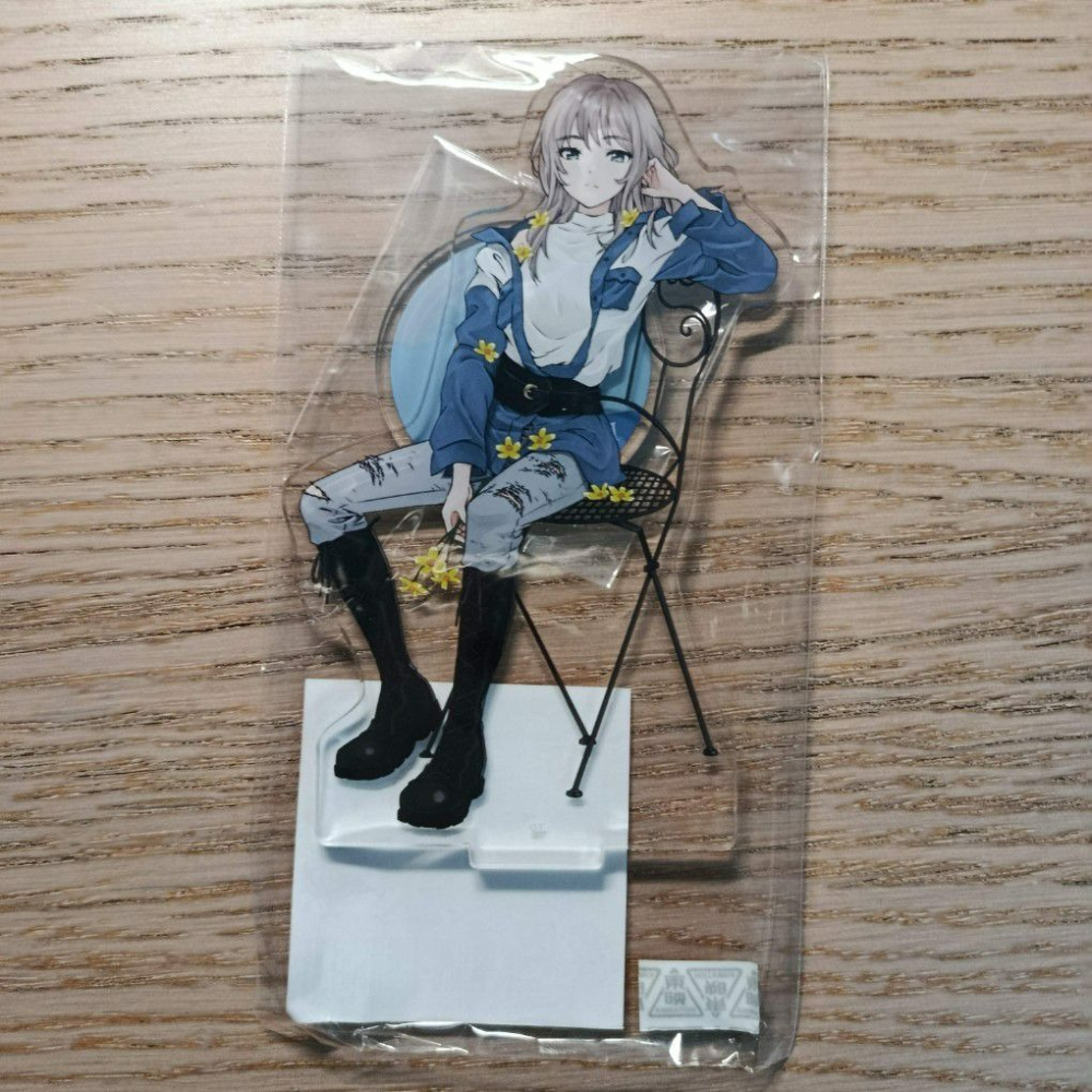 (現貨)【Girls Band Cry】壓克力人形立牌 D-techno 河原木桃香 丹寧風格ver.【日本進口精品】-細節圖2