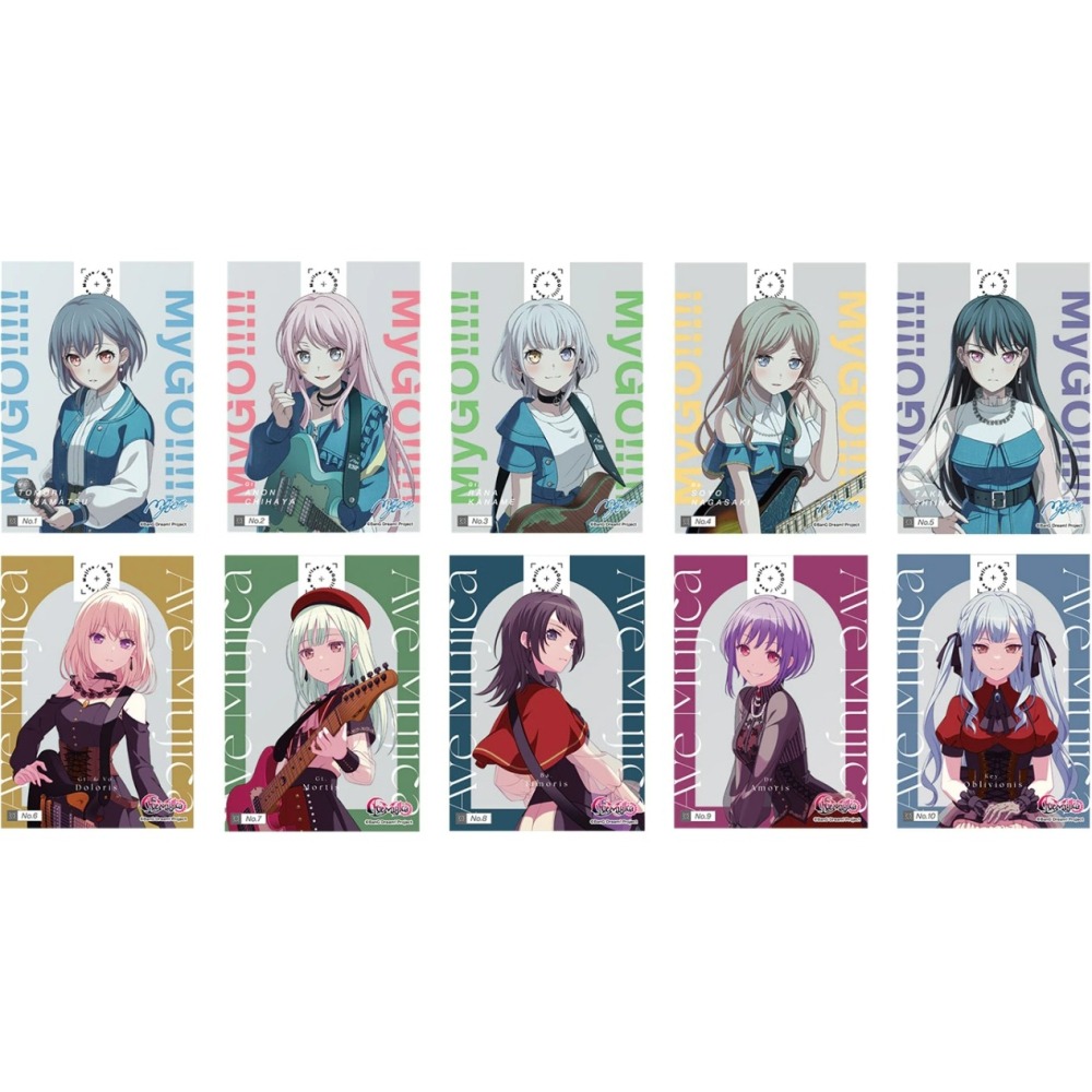 (現貨)日本正版 武士道 BanG Dream！ MyGO！！！！！×Ave Mujica BTCC 收藏卡（單包販售）-細節圖2