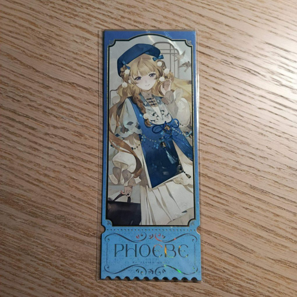 (現貨)【鳴潮】「綺夢幻影」紀念票 菲比 フィービー-細節圖2