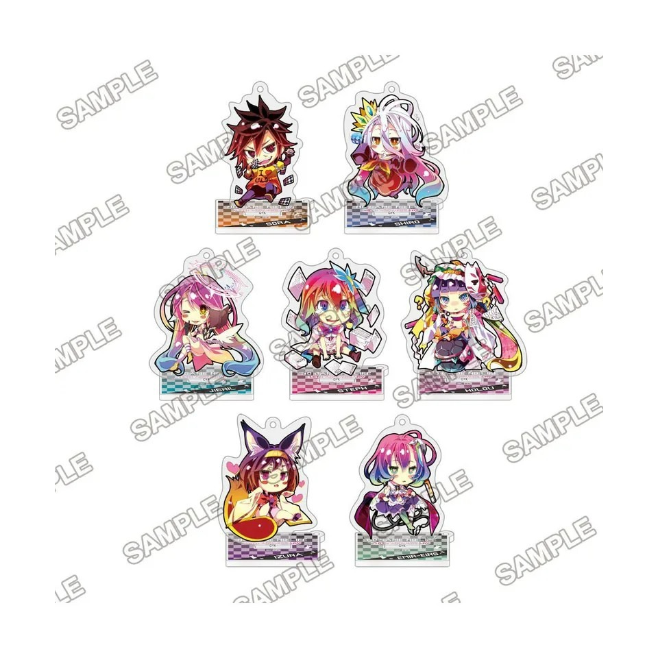 (現貨)『NO GAME NO LIFE 遊戲人生』 10th Anniversary 集換式壓克力鑰匙圈 吉普莉爾-細節圖4