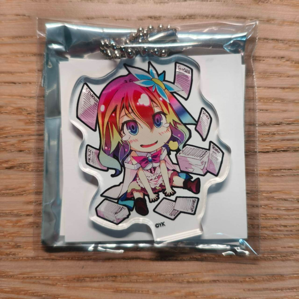 (現貨)『NO GAME NO LIFE 遊戲人生』 10th Anniversary 集換式壓克力鑰匙圈 史蒂芬妮多拉-細節圖2