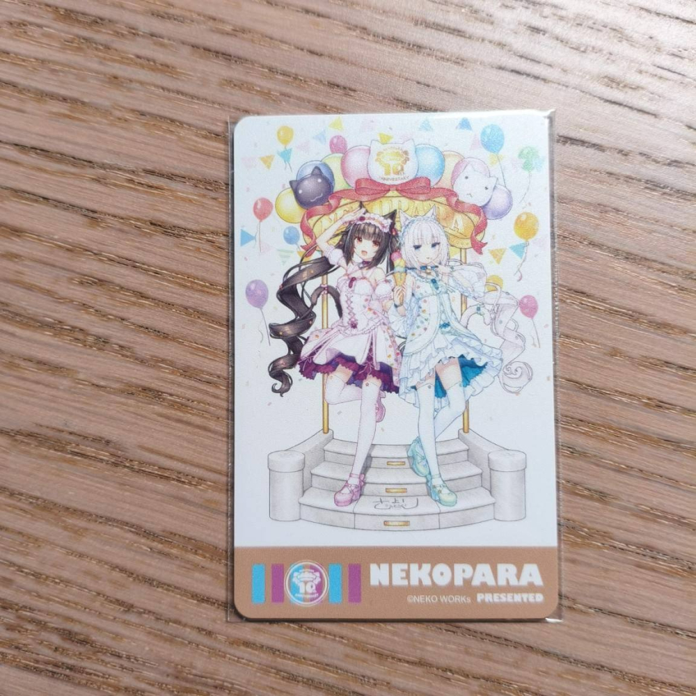 (現貨) (代售)虎之穴 ネコぱら10週年紀念展 一卡通 A款 巧克力&香草（單售）【ネコぱら10週年紀念展】-細節圖2