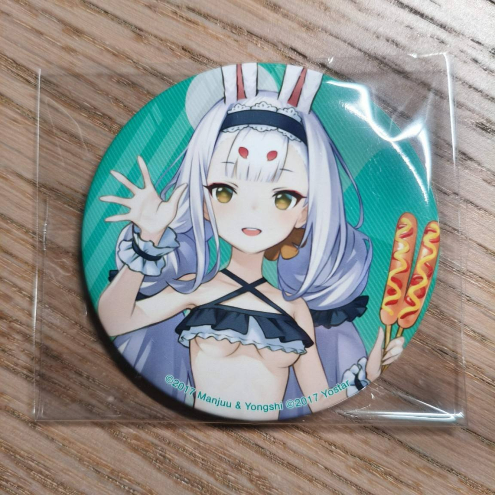 (現貨)『碧藍航線 Azur Lane』附獎賞之一擊徽章 Collection 胸章/徽章 島風（芒） 島風-細節圖2