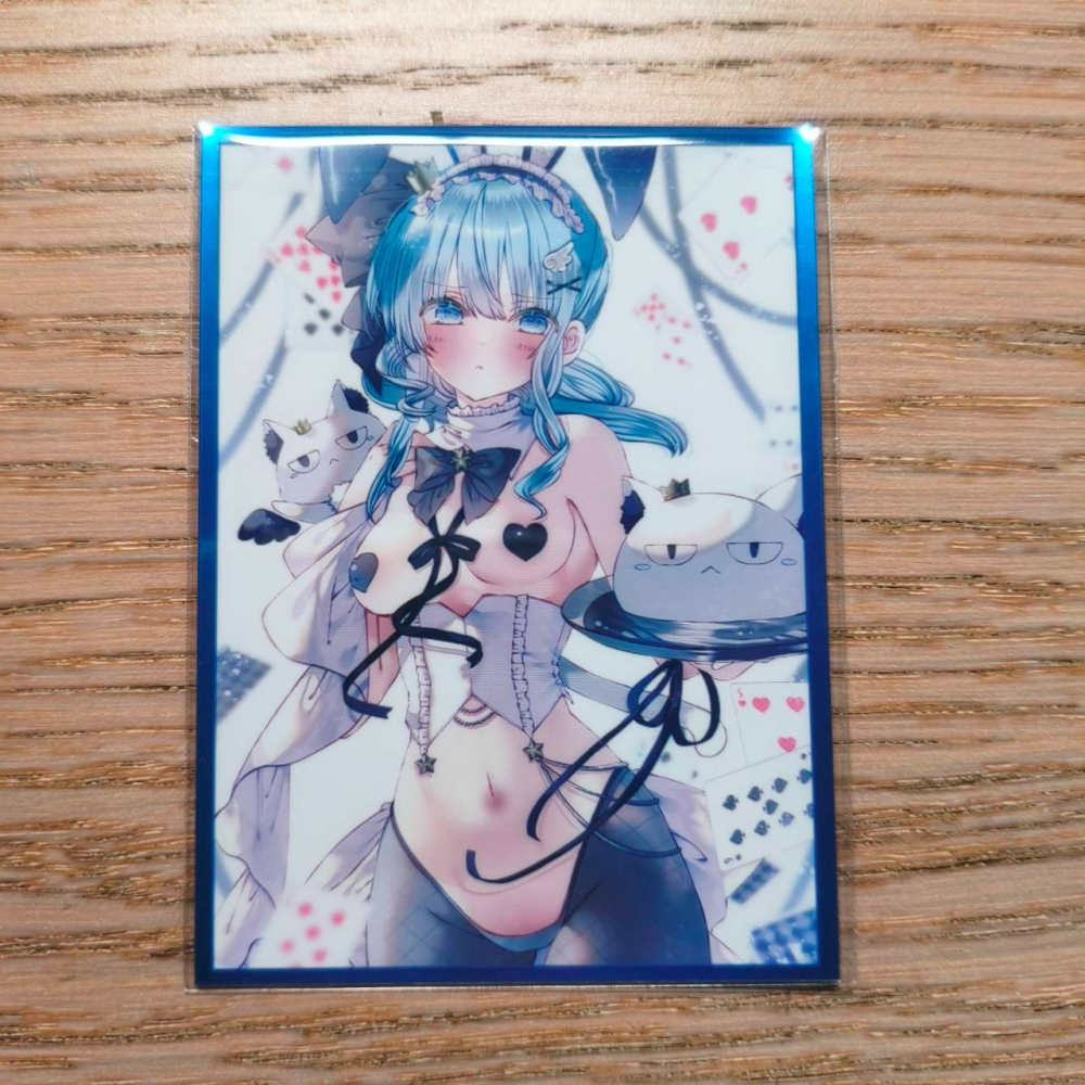 (現貨)ホロライブ hololive 同人角色收集卡套 星街彗星 星街慧星 Suisei 兔女郎ver.（單售）-細節圖2