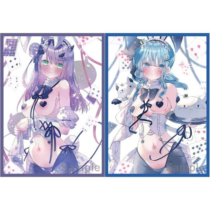 (現貨)ホロライブ hololive 同人角色收集卡套 星街彗星 星街慧星 Suisei 兔女郎ver.（單售）-細節圖3