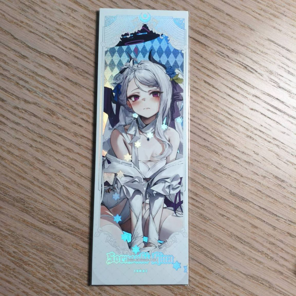 (現貨)【蔚藍檔案】永恆花嫁系列 Vol.2 雷射票-空崎陽奈 空崎 ヒナ（雙面）-細節圖3