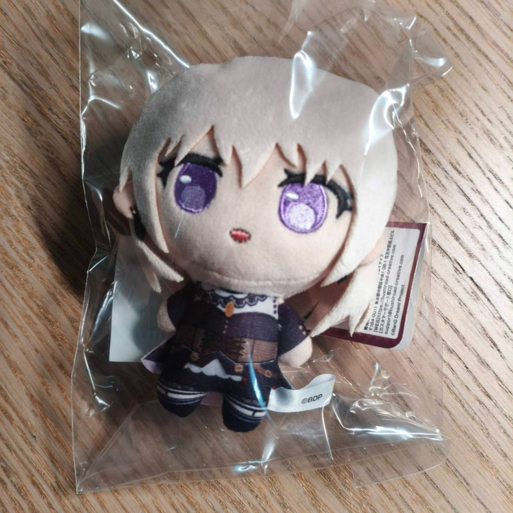 (現貨)『BanG Dream！』武士道 景品 Puchish! Q版布偶娃娃吊飾 三角初華【日本進口精品】-細節圖4