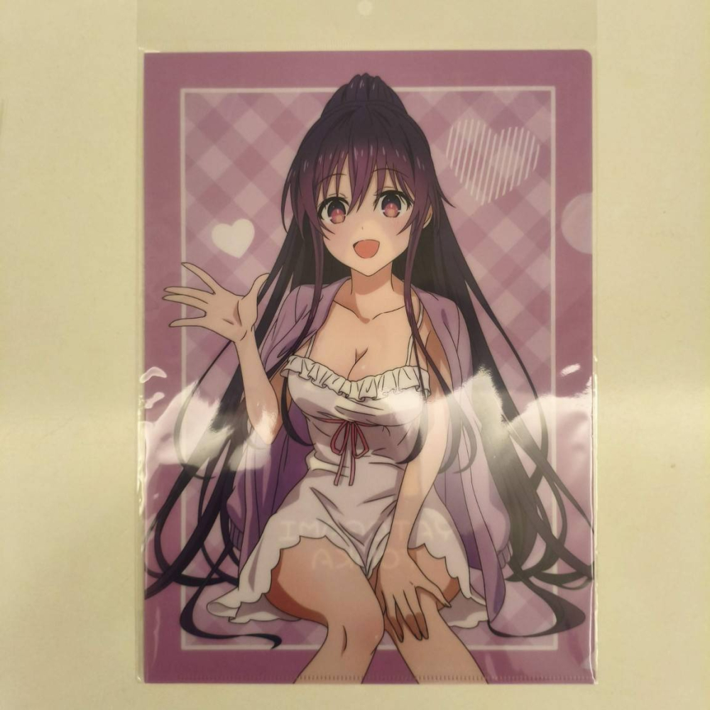 (現貨)【約會大作戰V】 A4資料夾 夜刀神十香 HOBBY STOCK 睡衣 ver.【日本進口精品】-細節圖2