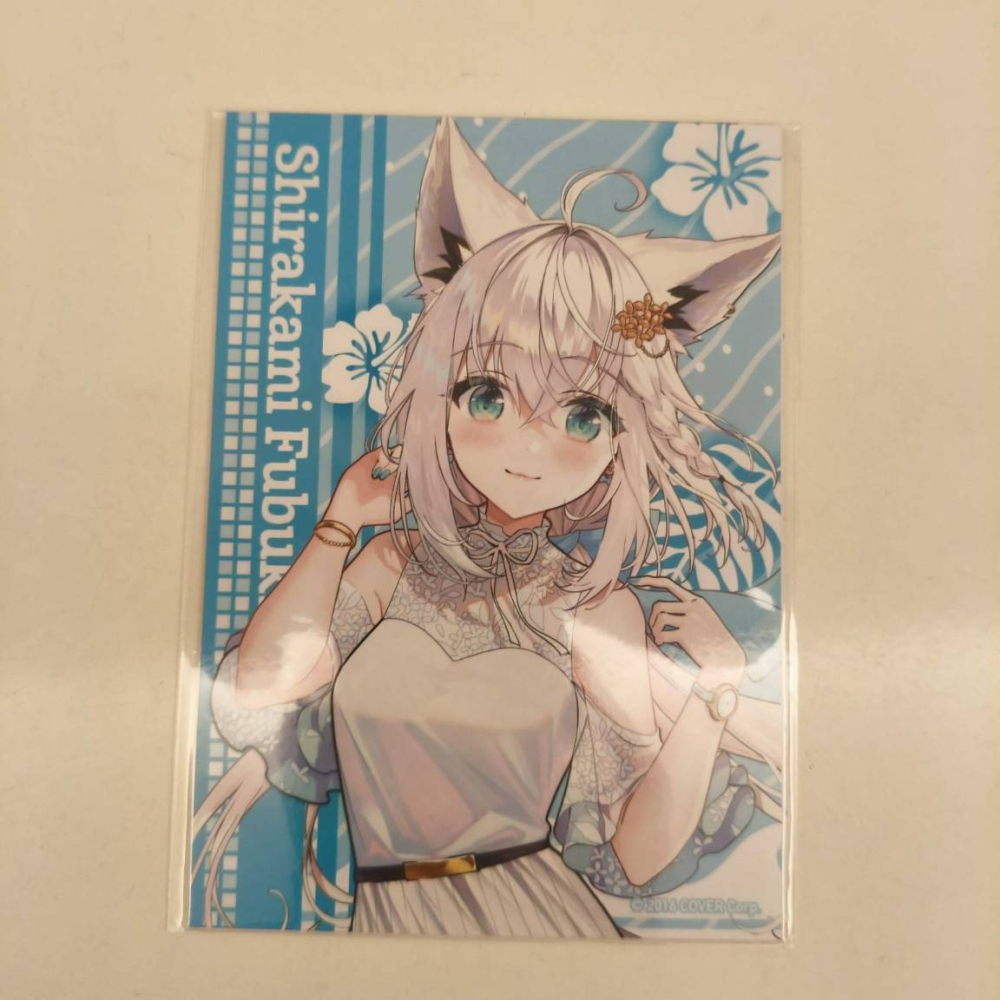 (現貨)【DMM TV x Hololive】ホロなゾンビ 線上抽 相卡 一套 白上吹雪 L判 FBK（1組3入）-細節圖2