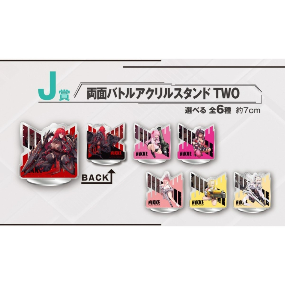 (現貨)一番賞「勝利女神：妮姬 CHAPTER4」J賞 雙面戰鬥壓克力立牌 萊昂納款-細節圖4