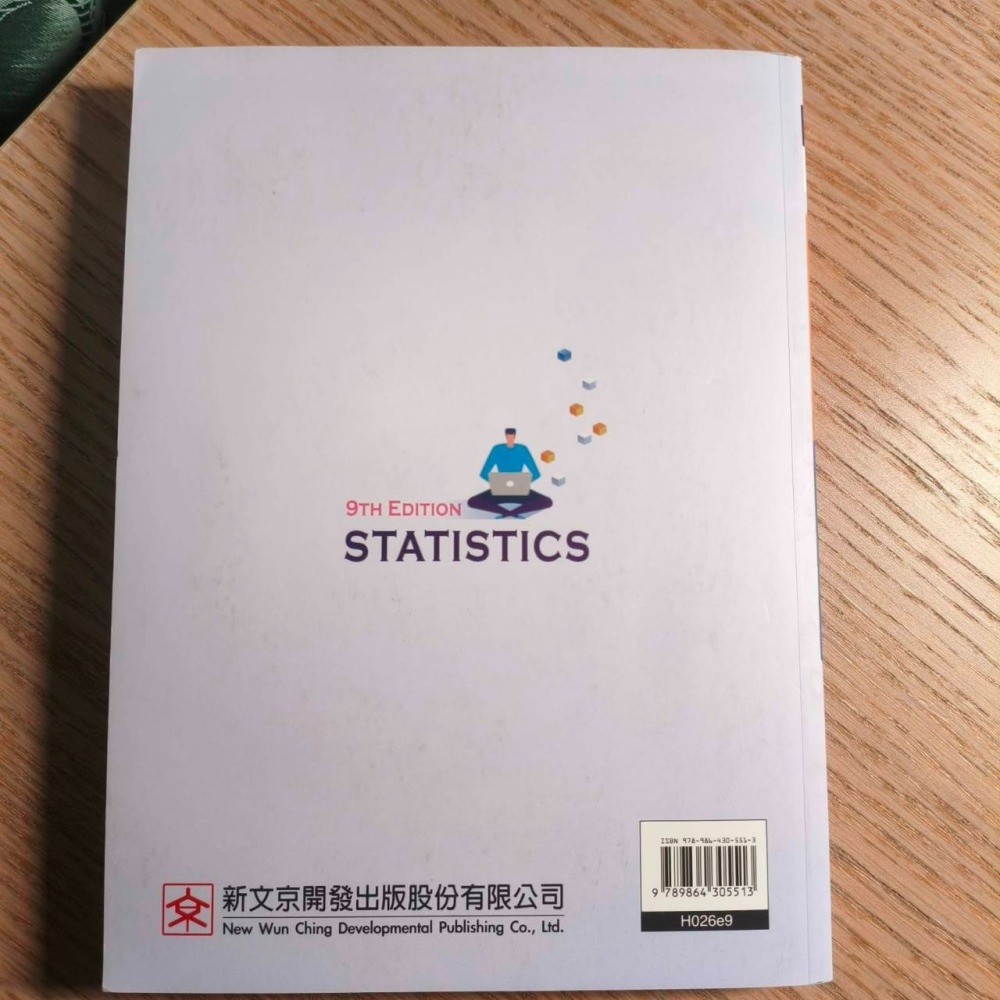 (現貨)(二手)(代售)統計學：以 Microsoft Excel 為例（第九版）【附範例光碟】馬秀蘭, 吳德邦 新文京-細節圖3
