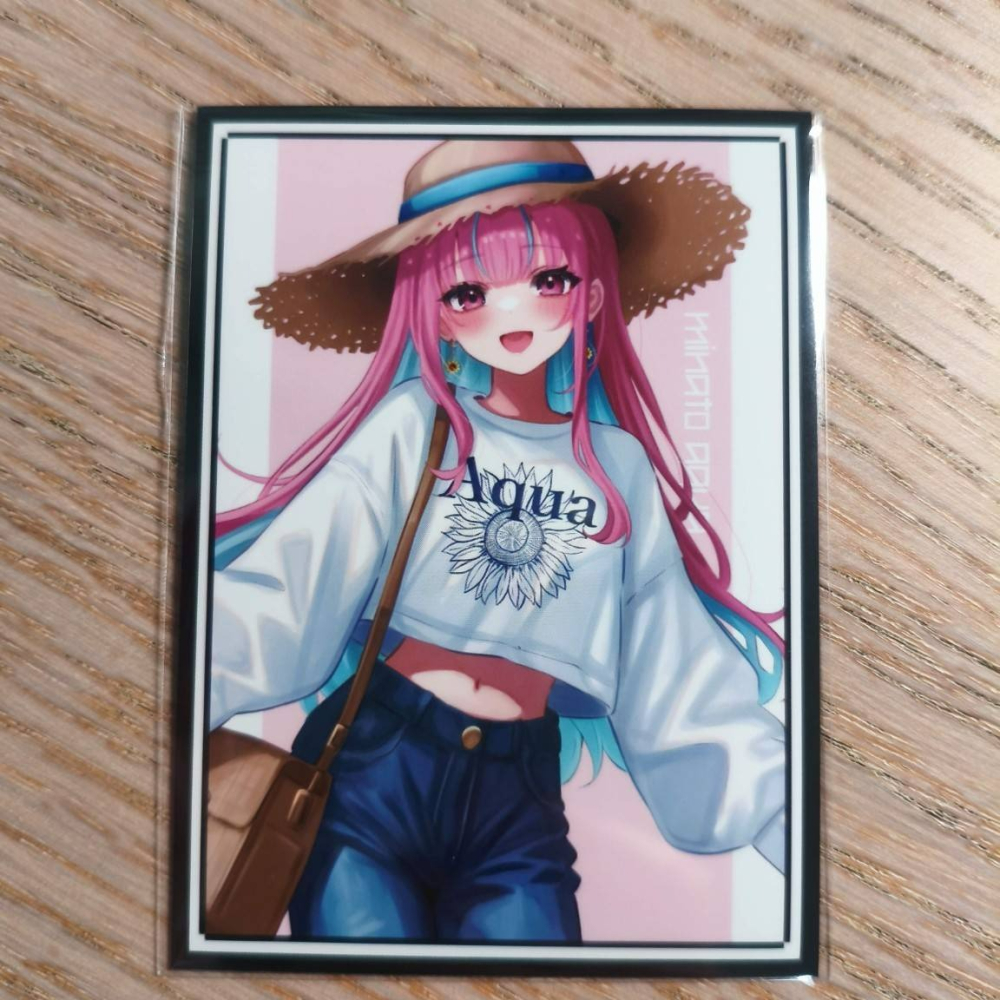 (現貨)ホロライブ hololive 同人角色收集卡套 湊阿庫婭 湊あくあ Akua 夏日ver.（單售）-細節圖2