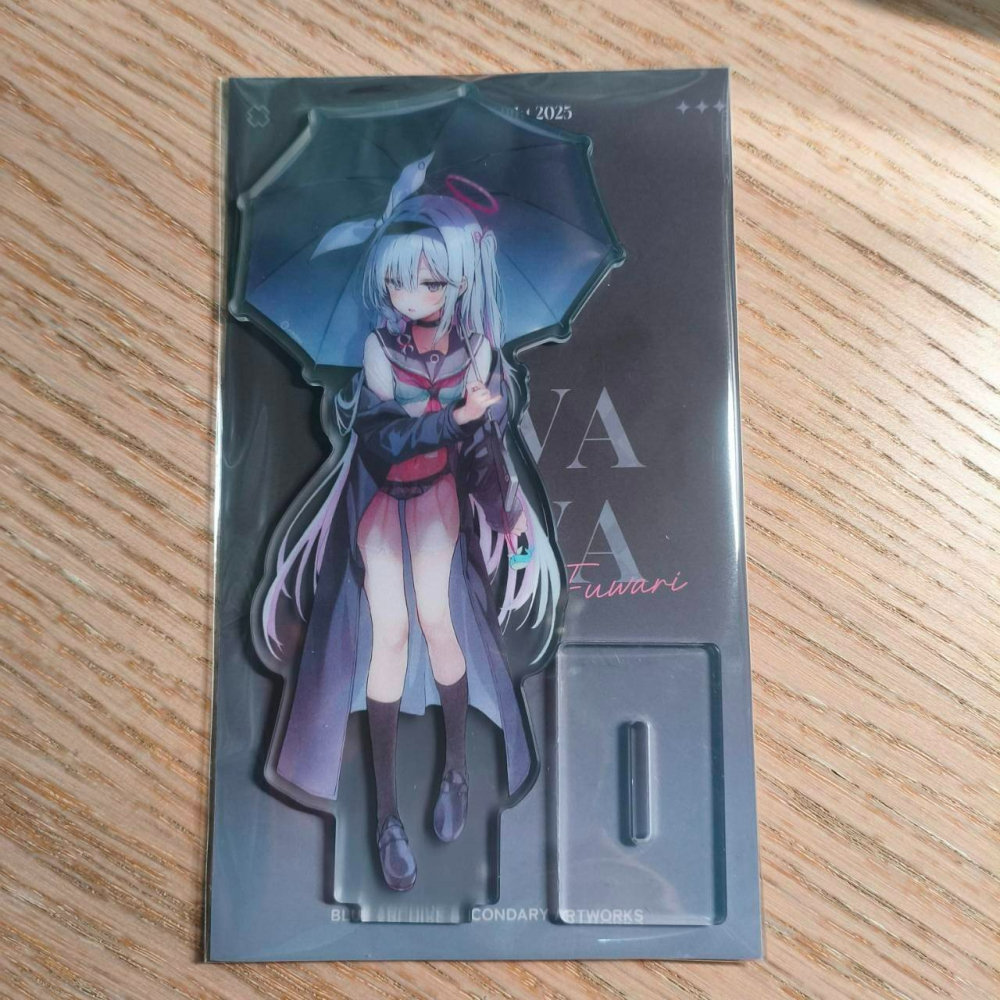 (現貨)蔚藍檔案 ふわり Fuwari 普拉娜撐傘光柵壓克力立牌 プラナ-細節圖2