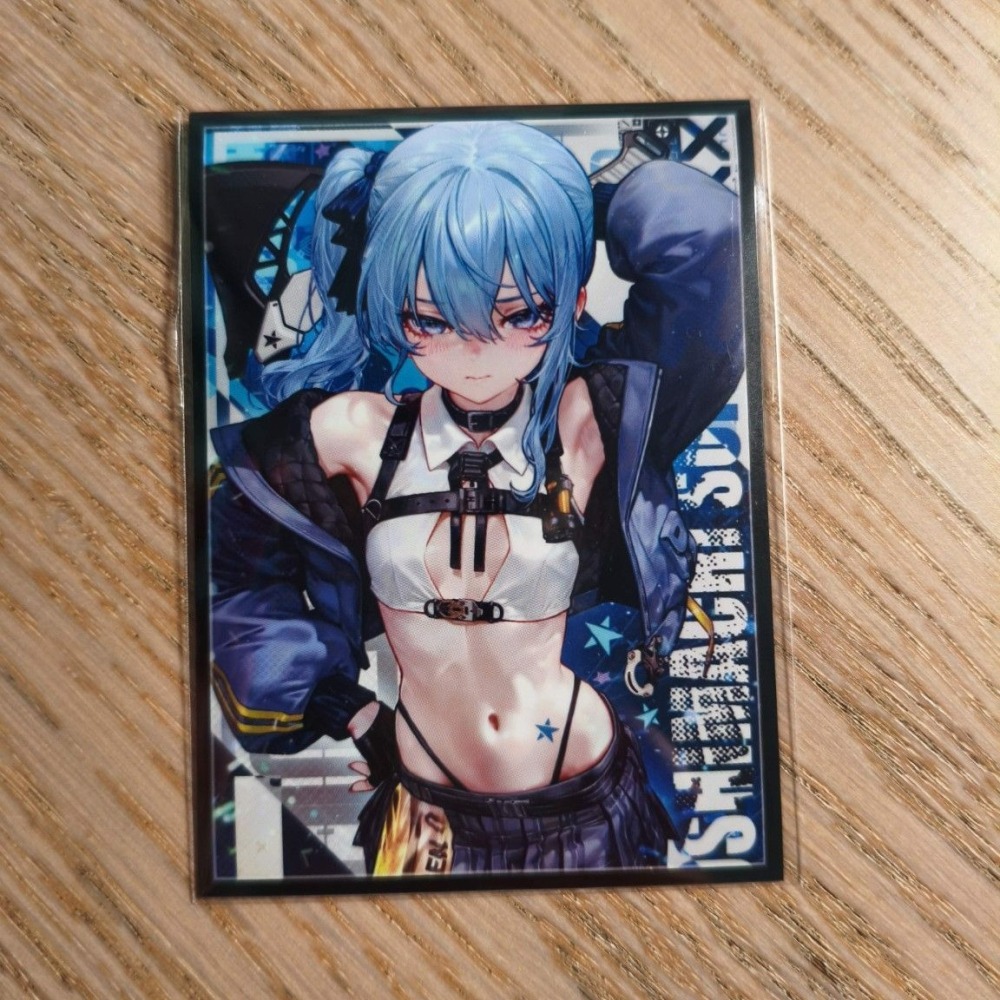 (現貨)ホロライブ hololive 同人角色收集卡套 星街彗星 星街慧星 Suisei 科技ver.（單售）-細節圖2