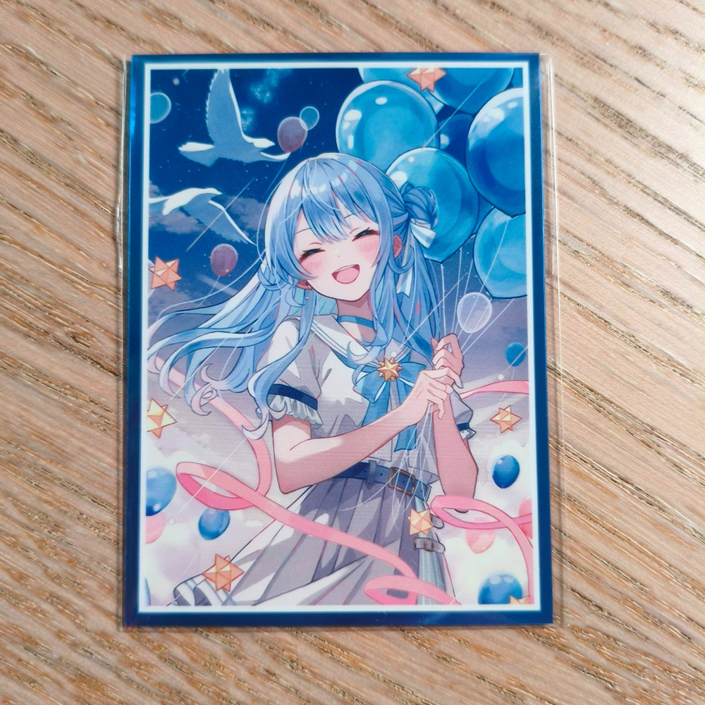 (現貨)ホロライブ hololive 同人角色收集卡套 星街彗星 星街慧星 Suisei 水手服ver.（單售）-細節圖2